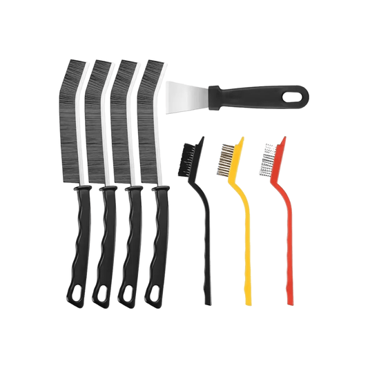 Reinigungsbürsten Set aus Fugenbürste Schaber Borsten Bad Küche Grundreinigung - Hotelclubshop