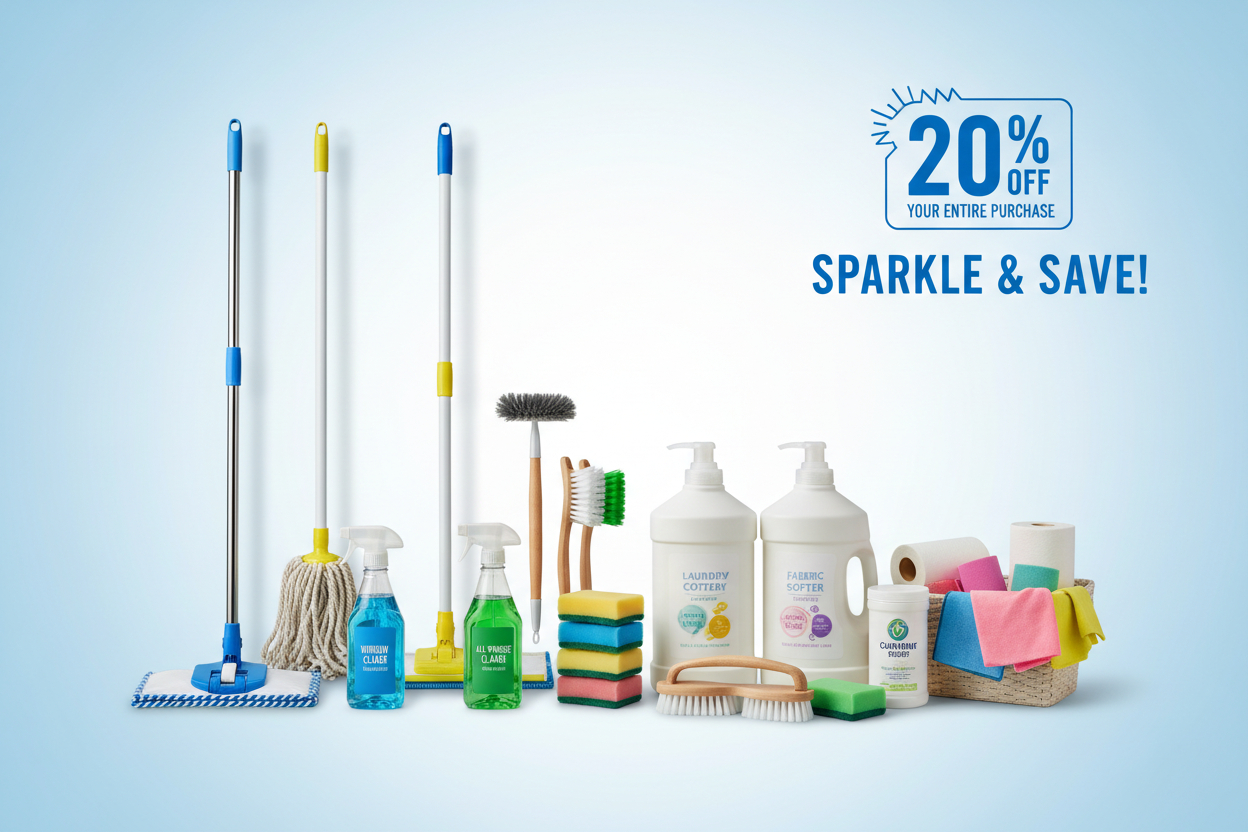 Reinigungsmittel Banner