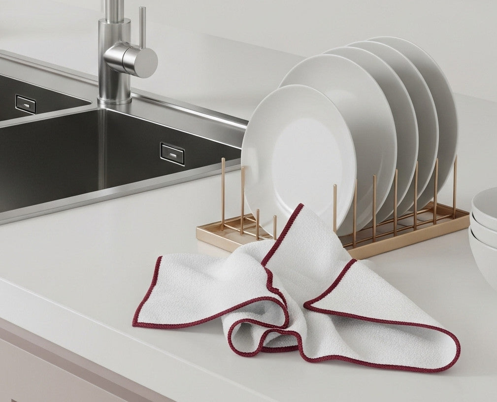 5xProfi Glaspoliertuch Streifenfrei Weinglas Fenster Poliertuch Gastro hotelclub