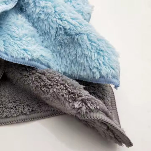 5x Mikrofasertuch Auto 500 GSM 40x40cm Poliertuch Trockentuch Randlos Microfaser