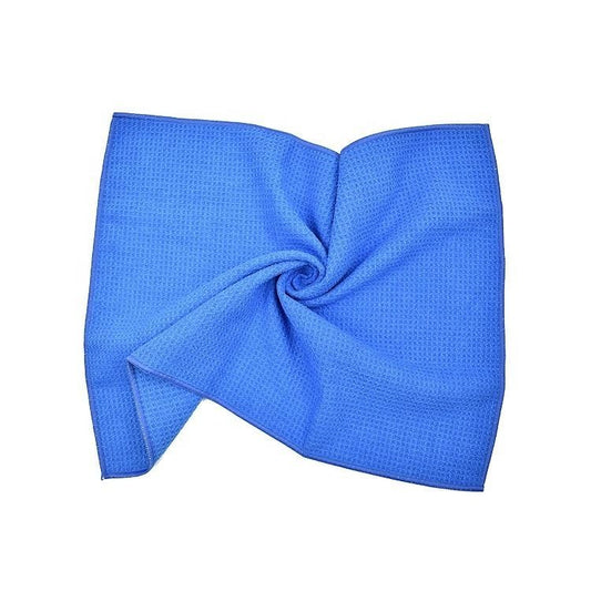5x Mikrofasertuch Waffel 300GSM 40x40 – Auto Trocknen & Polieren Blau