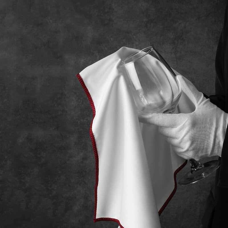 5xProfi Glaspoliertuch Streifenfrei Weinglas Fenster Poliertuch Gastro hotelclub